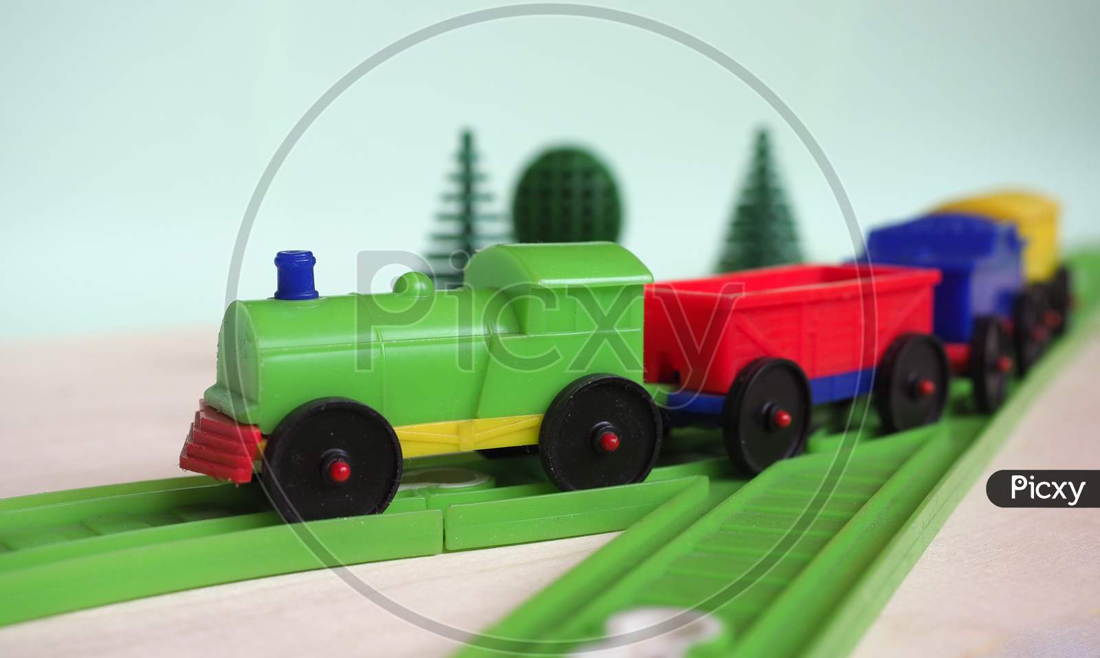 Toy Train And Railway