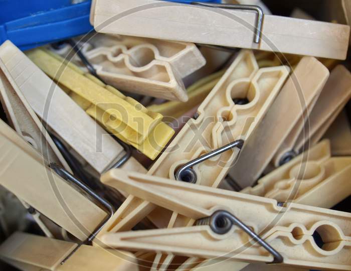 Many Clothing Pegs