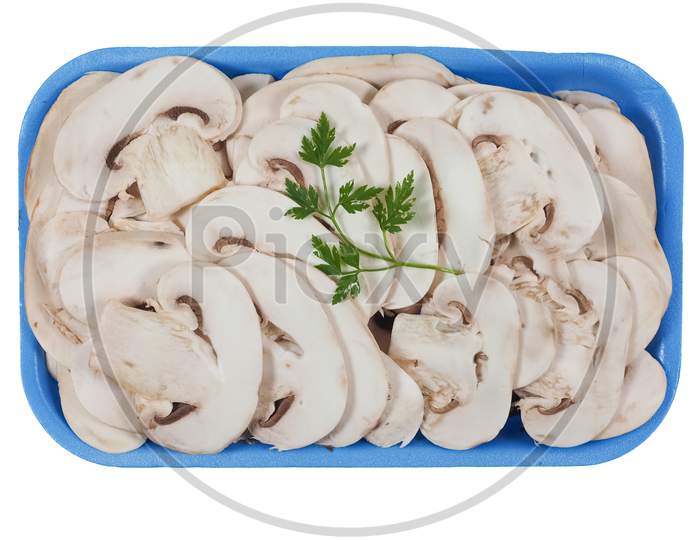 Champignon Mushroom Tub Isolated