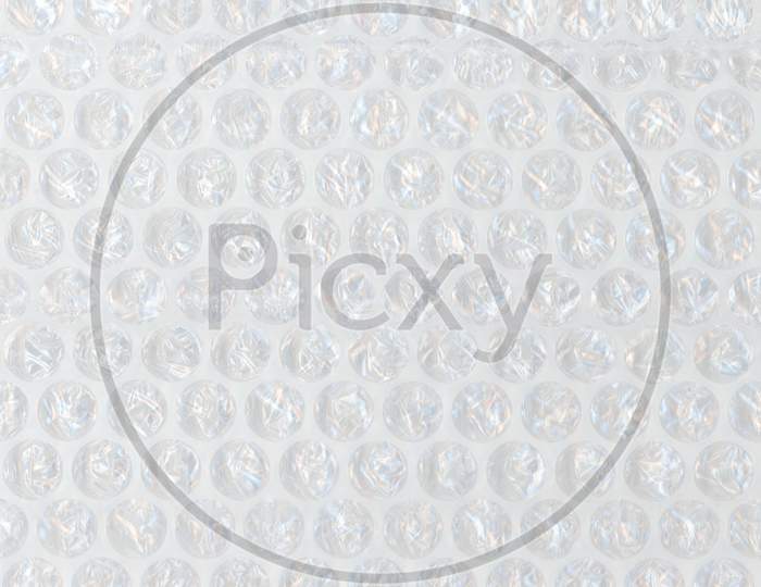 Transparent Bubble Wrap Texture Background
