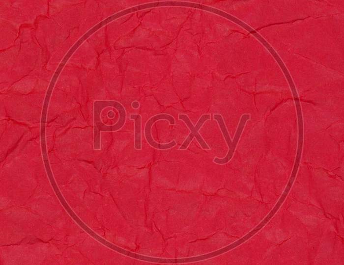 Red Rippled Paper Texture Background