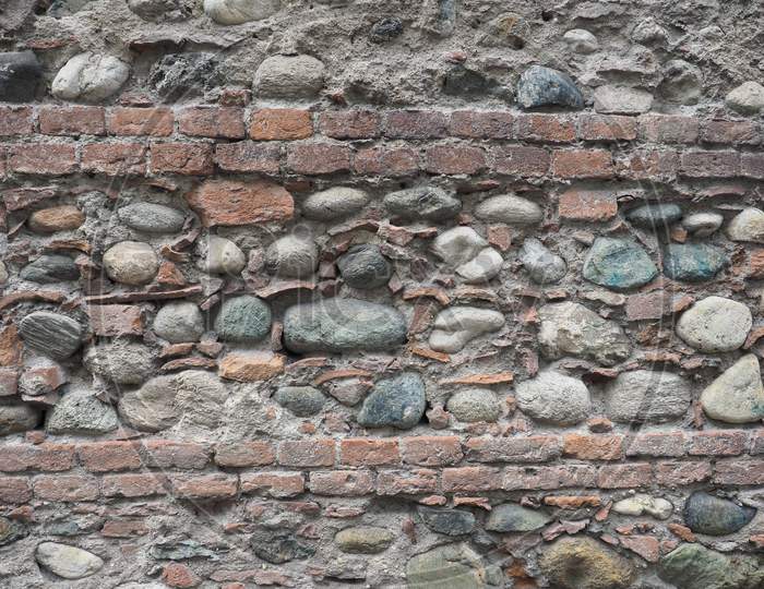 Old Brick Stone Wall Background