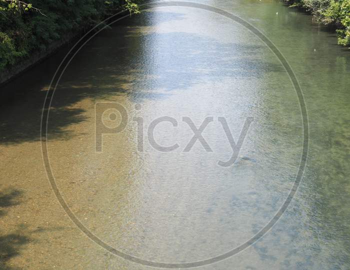 River Water Surface Background