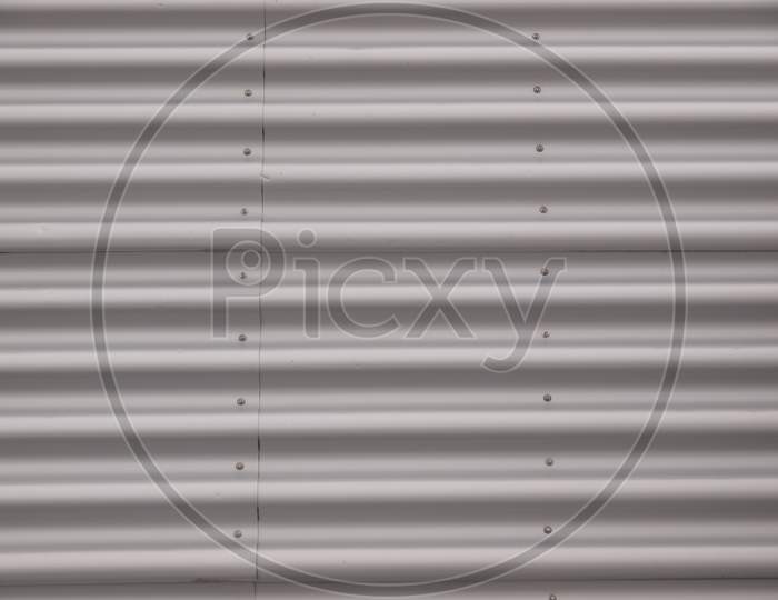 Grey Corrugated Steel