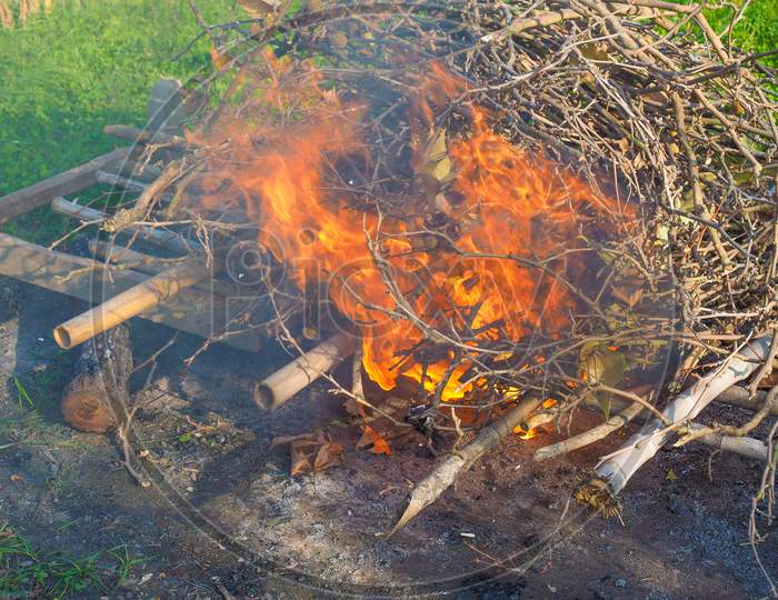 Burning Fire Bonfire