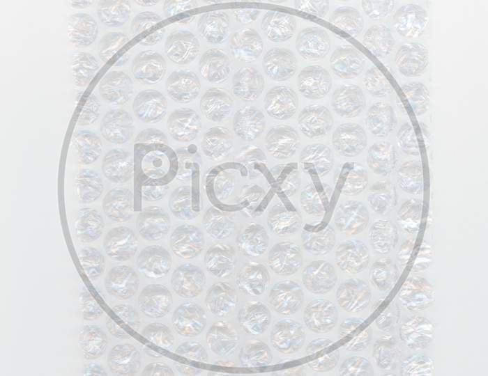 Transparent Bubble Wrap Texture Background