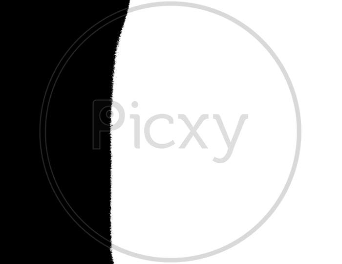 Abstract Black And White Background With Copy
