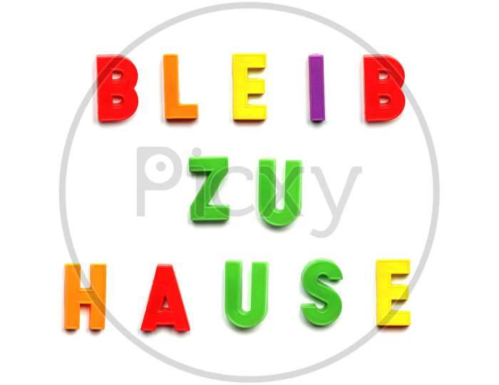 Bleib Zu Hause (Stay At Home) Sign