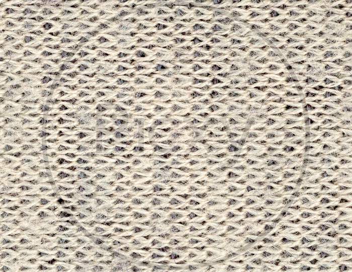 Off White Wool Fabric Texture Background