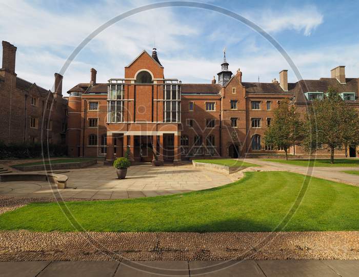 Cambridge, Uk - Circa October 2018: Chapel Court At St John'S College
