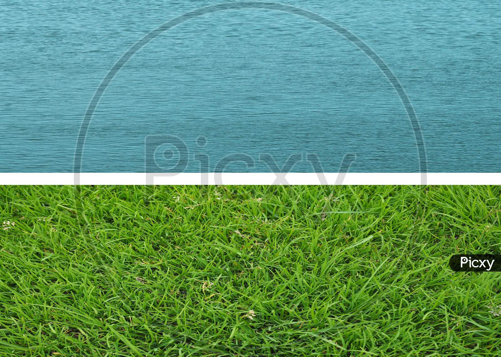Grass And Water Background