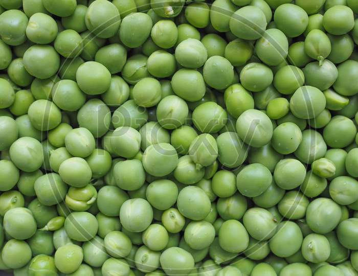 Green Peas Vegetable Background