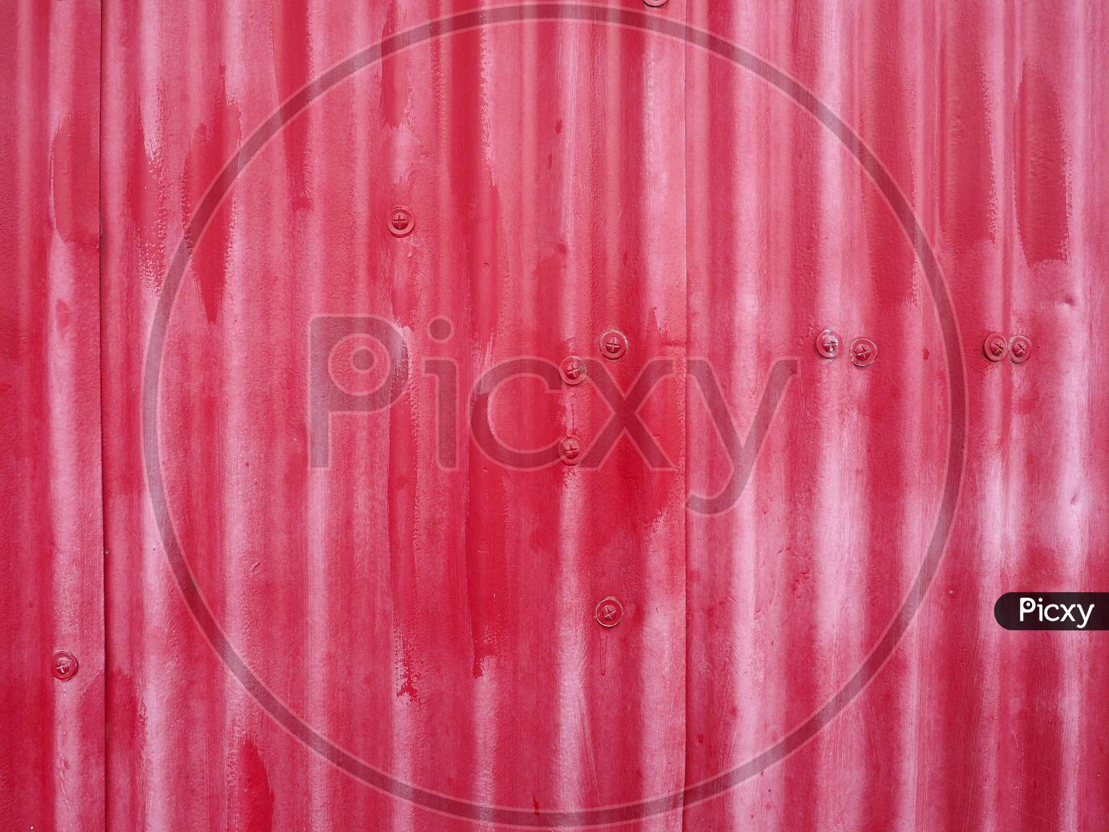 Red Metal Texture Background