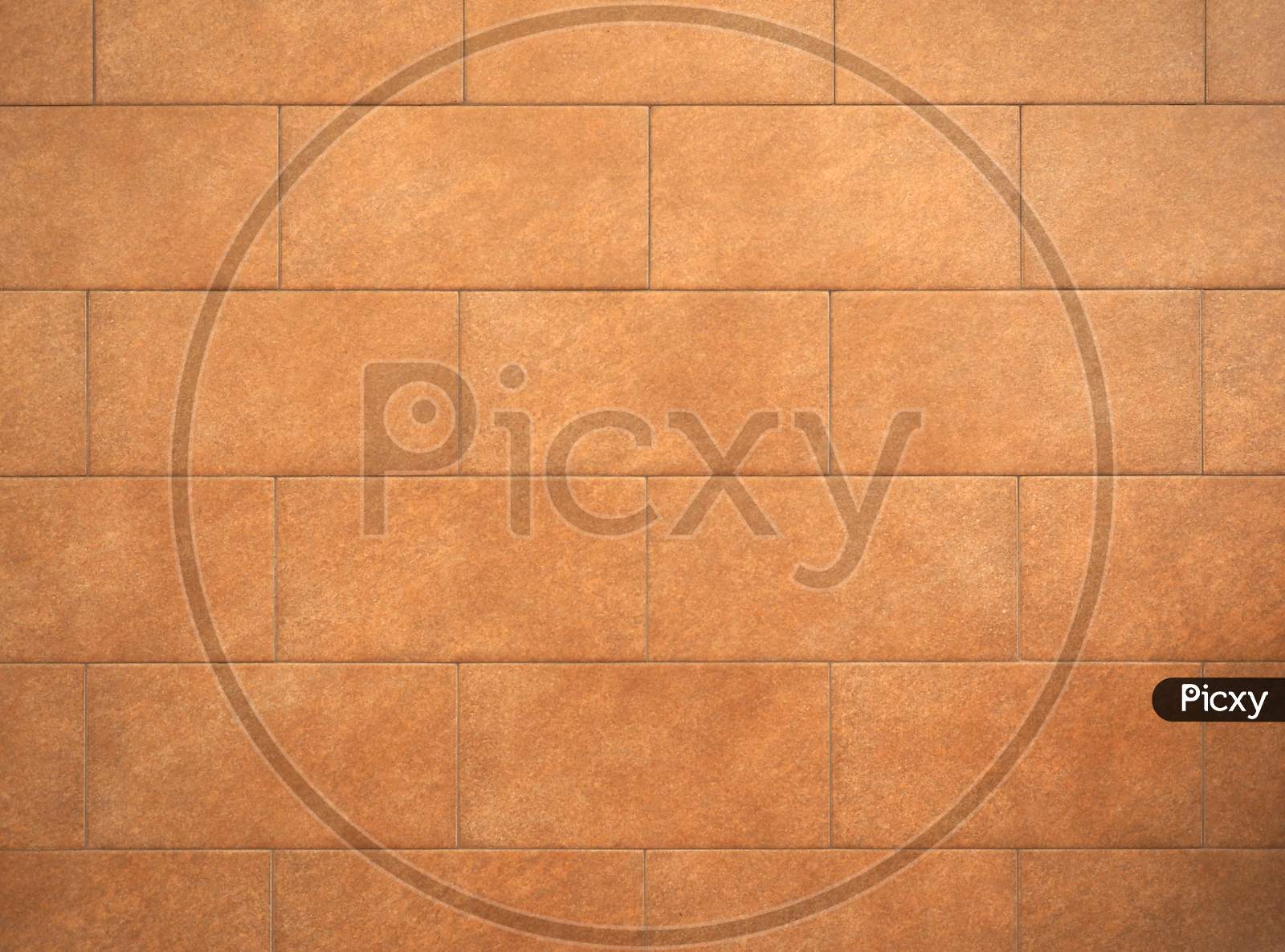 Brown Tiled Floor Background