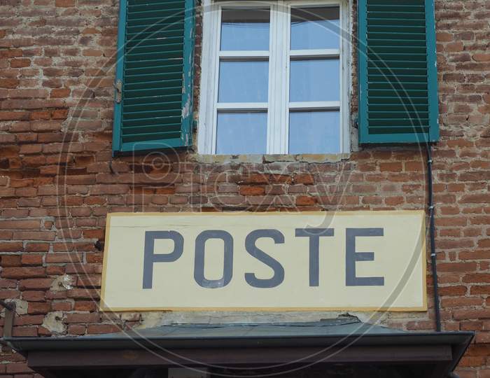 Poste (Post Office) Sign