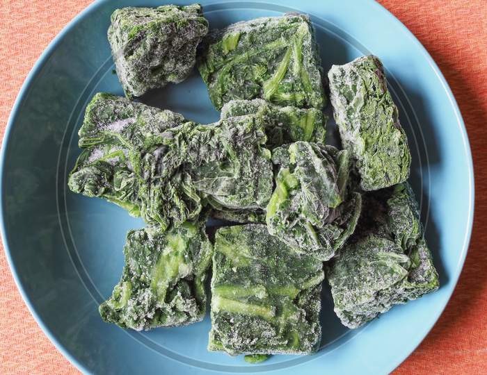 Frozen Spinach Vegetables Food