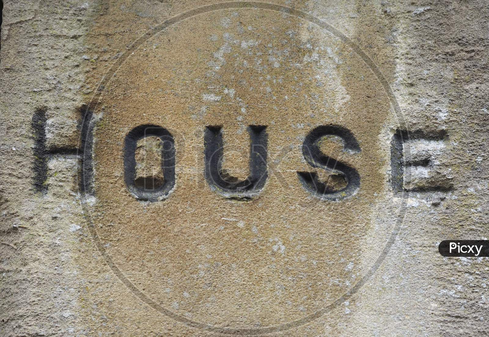 House Label On Wall