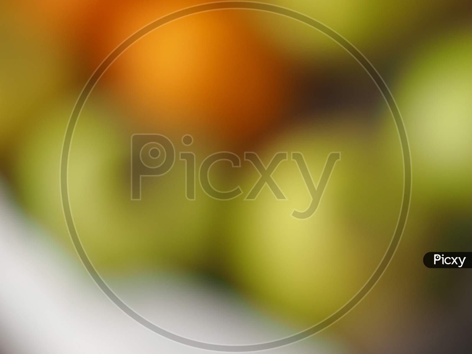 Abstract Orange And Green Blur Background