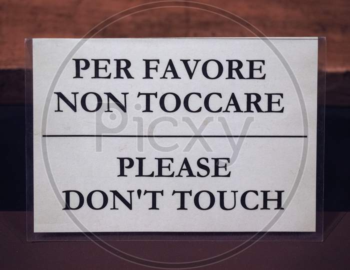 Please Don'T Touch