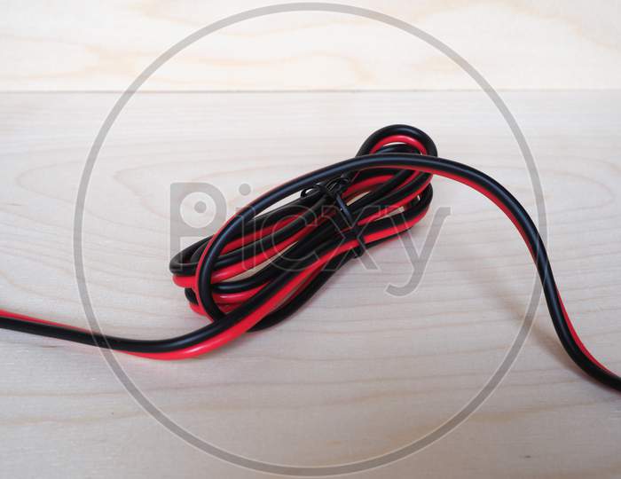 Red And Black Electric Wire