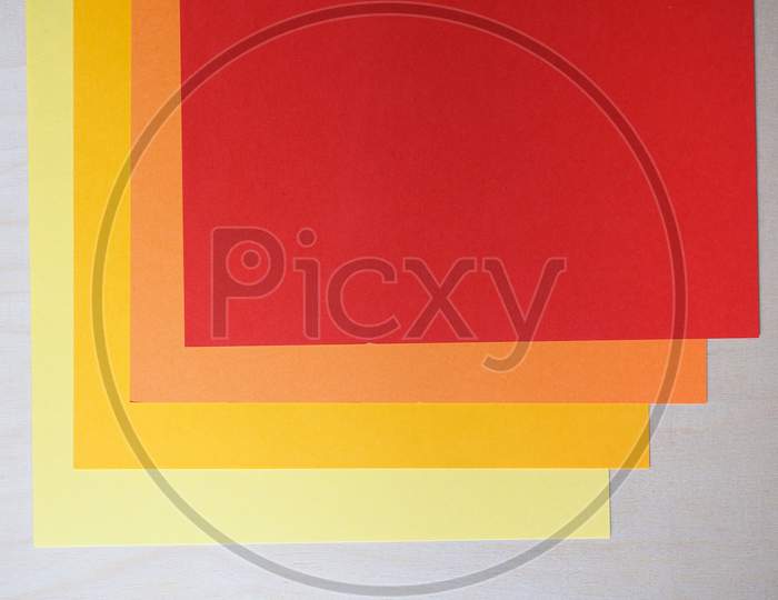 Red Orange And Yellow Paper Texture Background