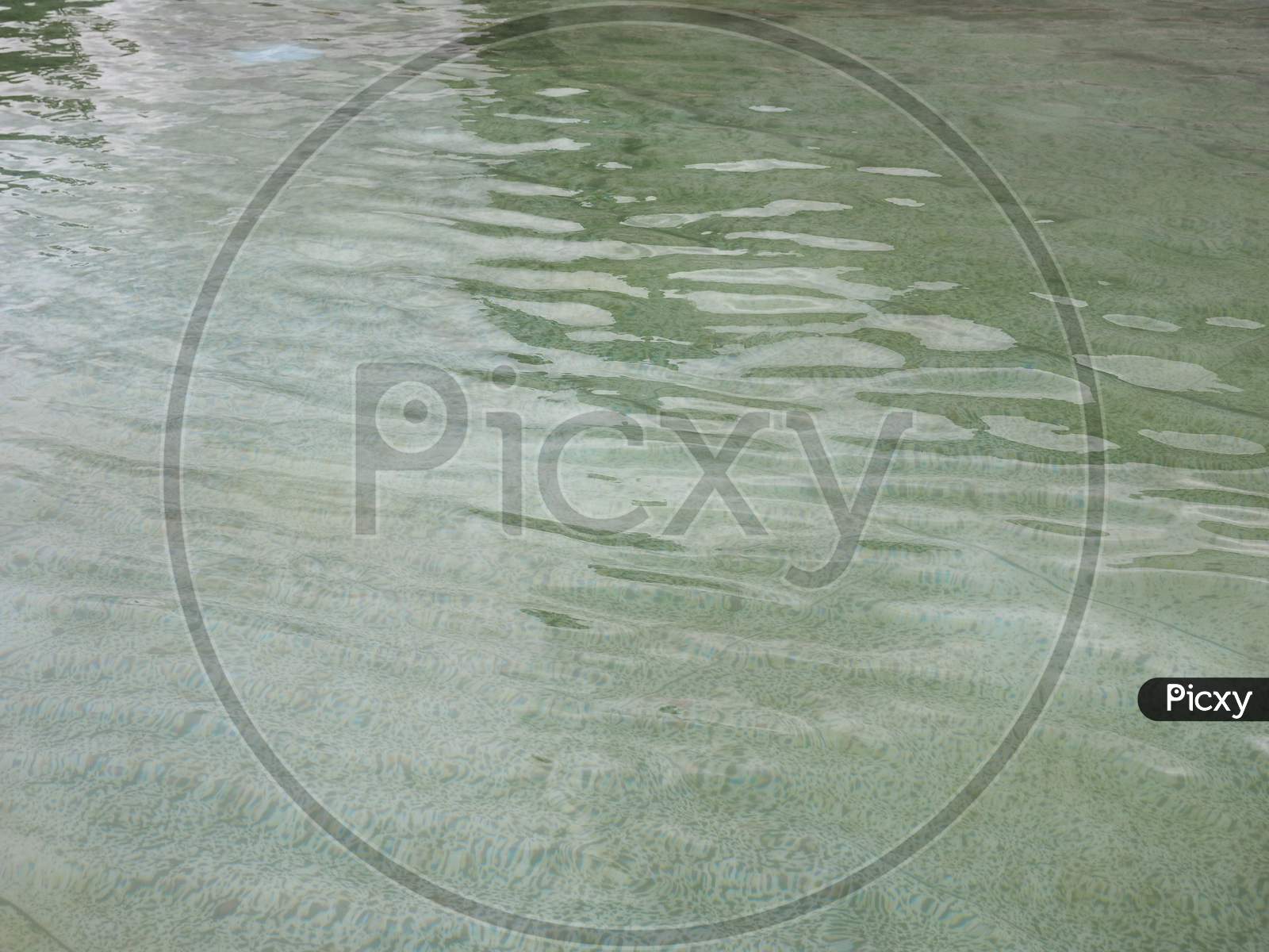 Green Water Texture Background