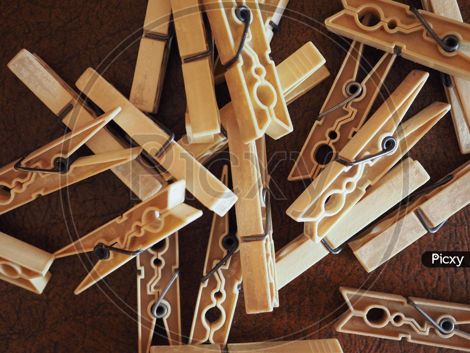 Many Clothespin Pegs