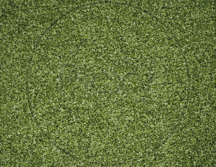 Green Artificial Synthetic Grass Meadow Background