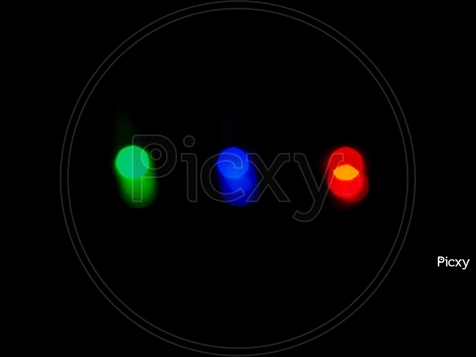 Red Green And Blue Led Soft Blur