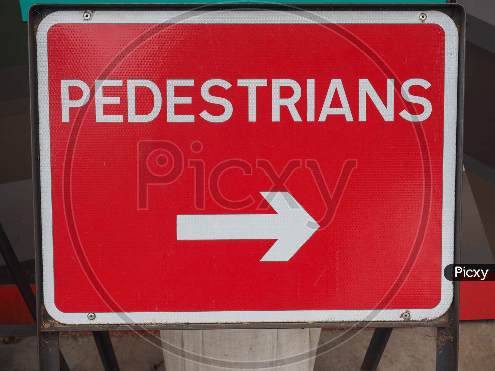 Pedestrians Road Sign