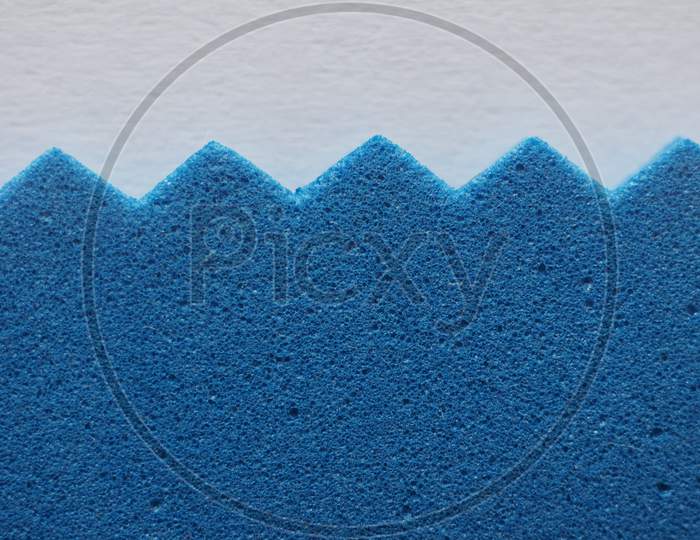 Blue Silicone Rubber Texture Background