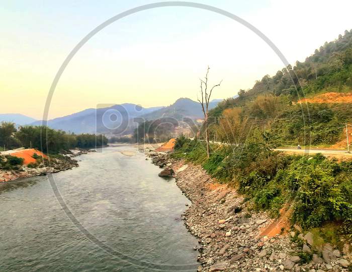 Kameng River, a spectacular view at Seppa Township, East Kameng District, Arunachal Pradesh