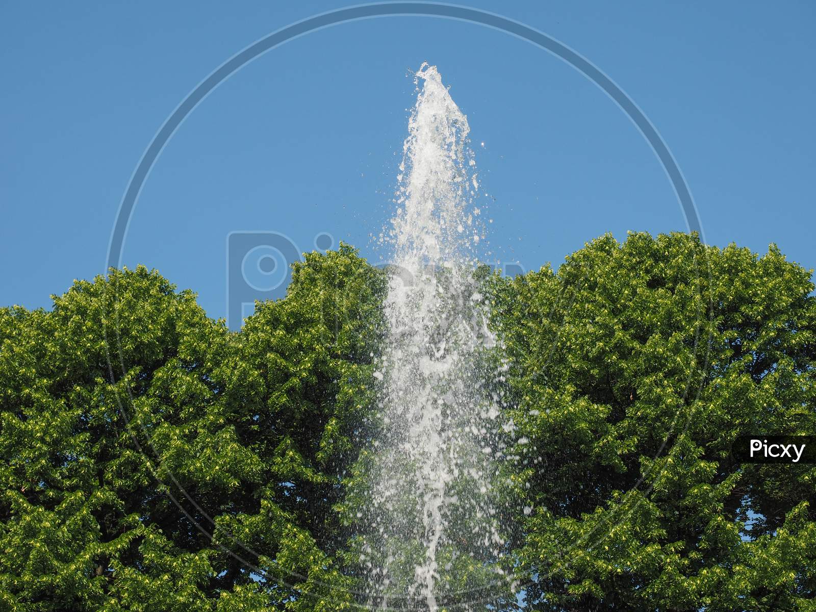 Fountain Jet Of Water