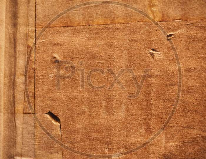 Grunge Brown Cardboard Background
