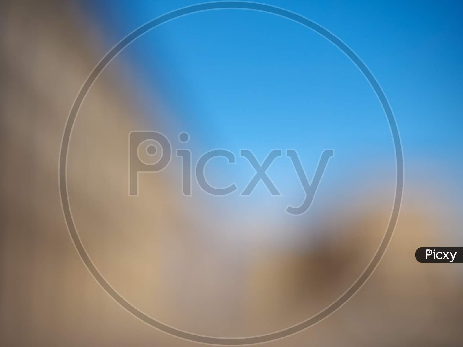 Abstract Brown And Blue Blur Background