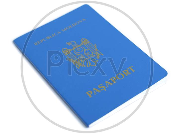 Moldovan Passport Isolated