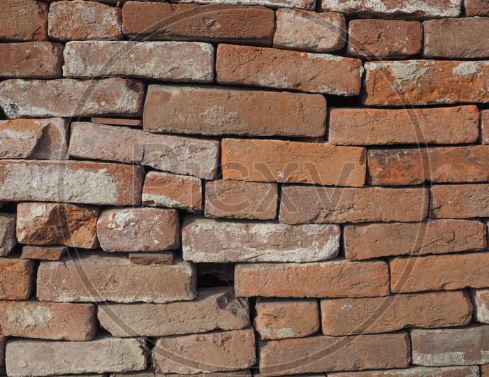 Ancient Brick Wall Background