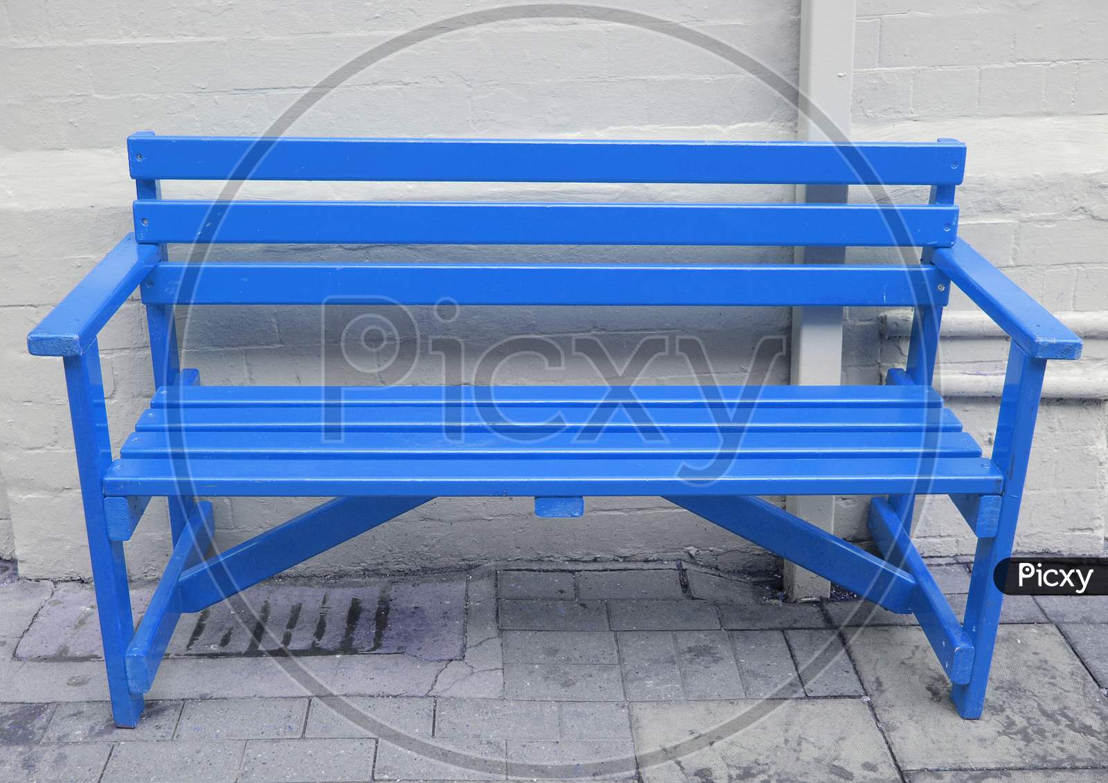 Blue Bench Outdoor