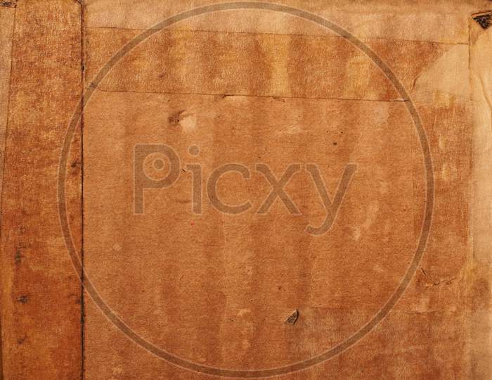 Grunge Brown Cardboard Background