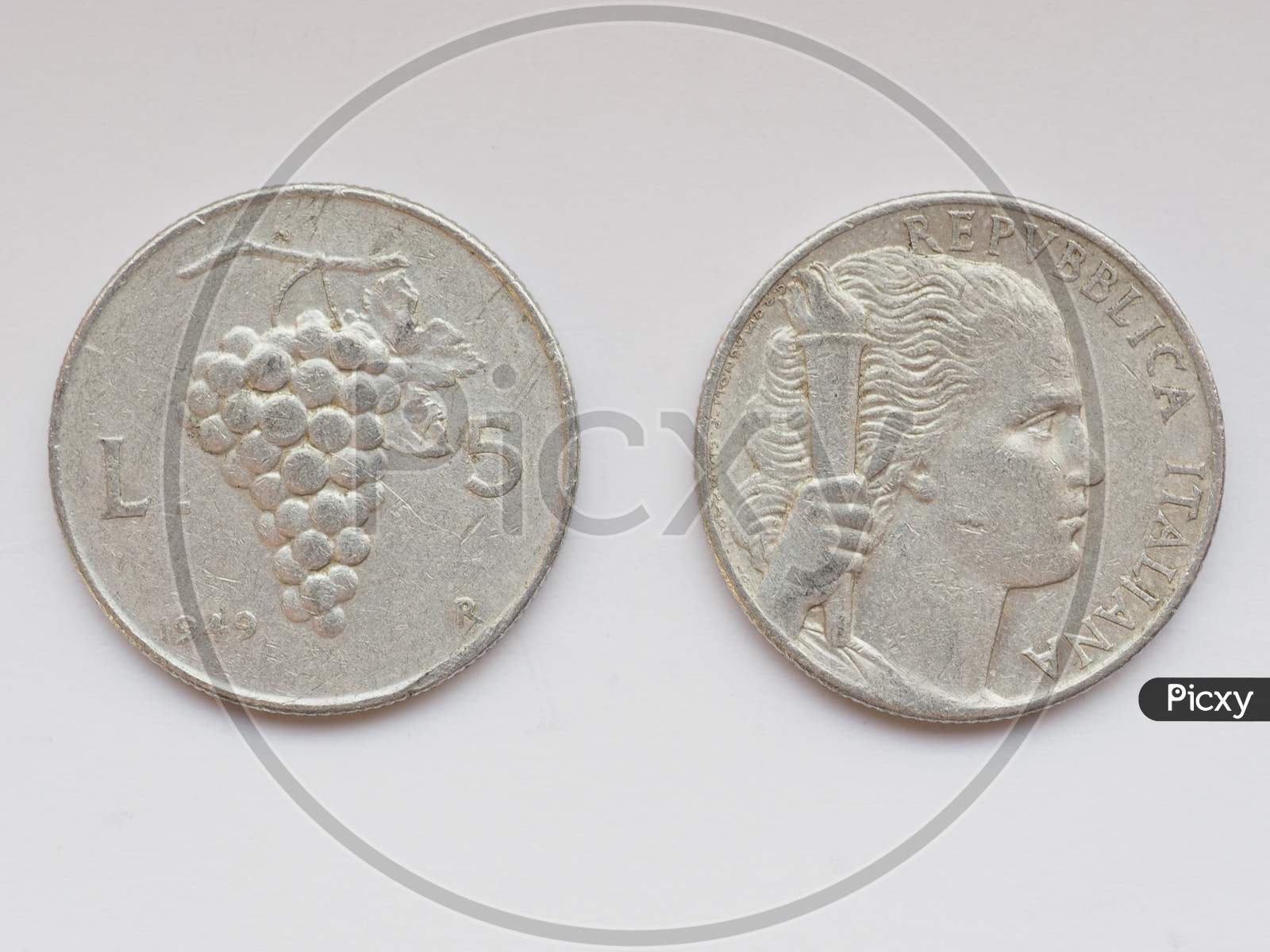 Vintage Italian Coin