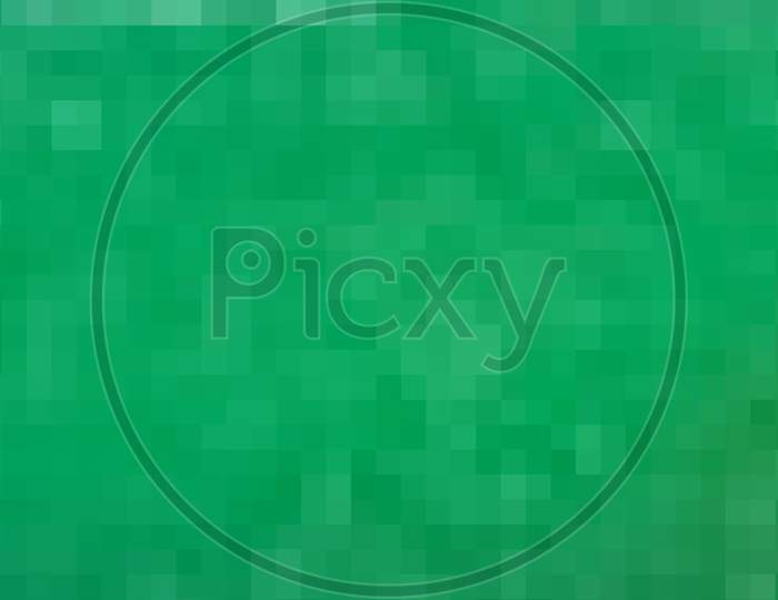 Abstract Green Tiles Background