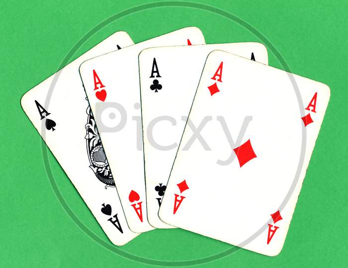 Poker Of Aces Cards