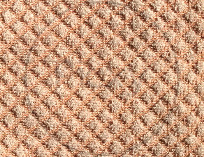 Orange Fabric Texture Background