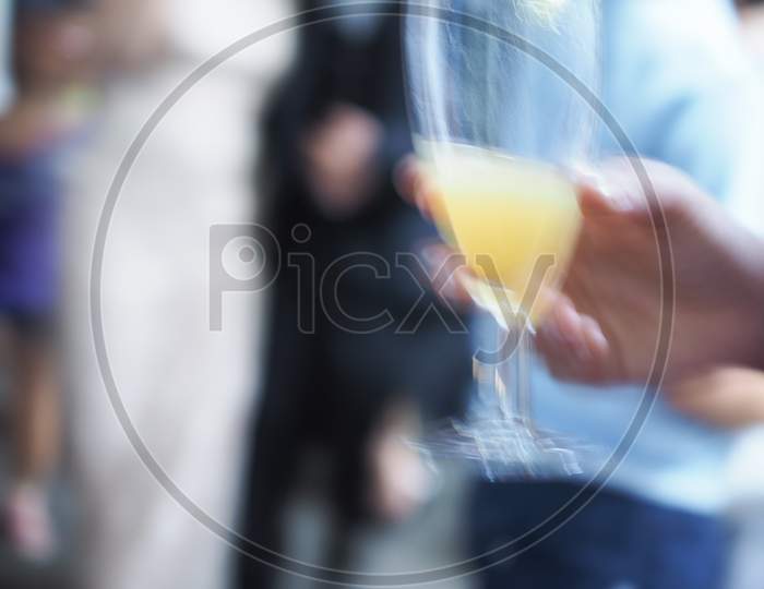 Cocktail Blur Background