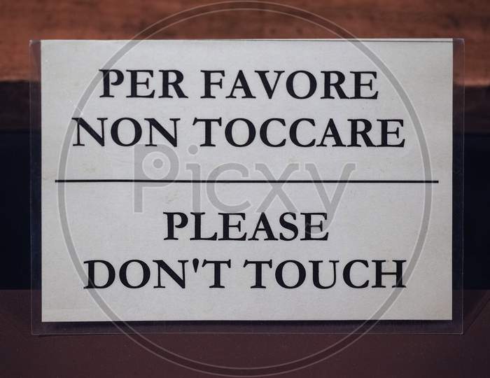 Please Don'T Touch