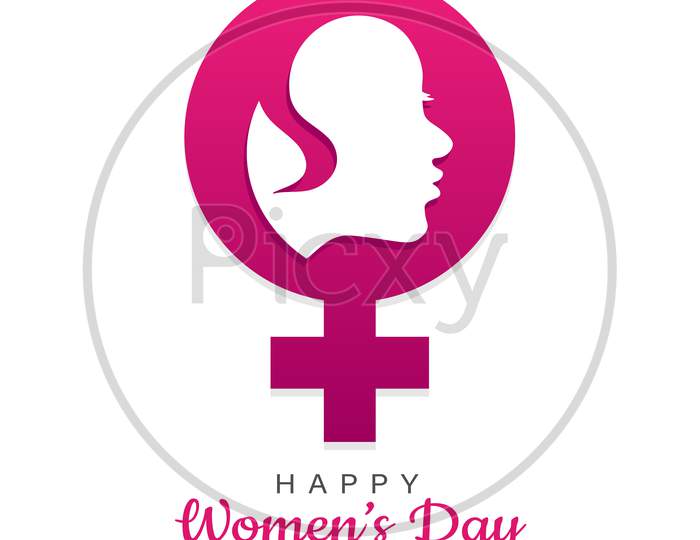 Happy Women'S Day, International Womens Day Poster, Vector Illustration