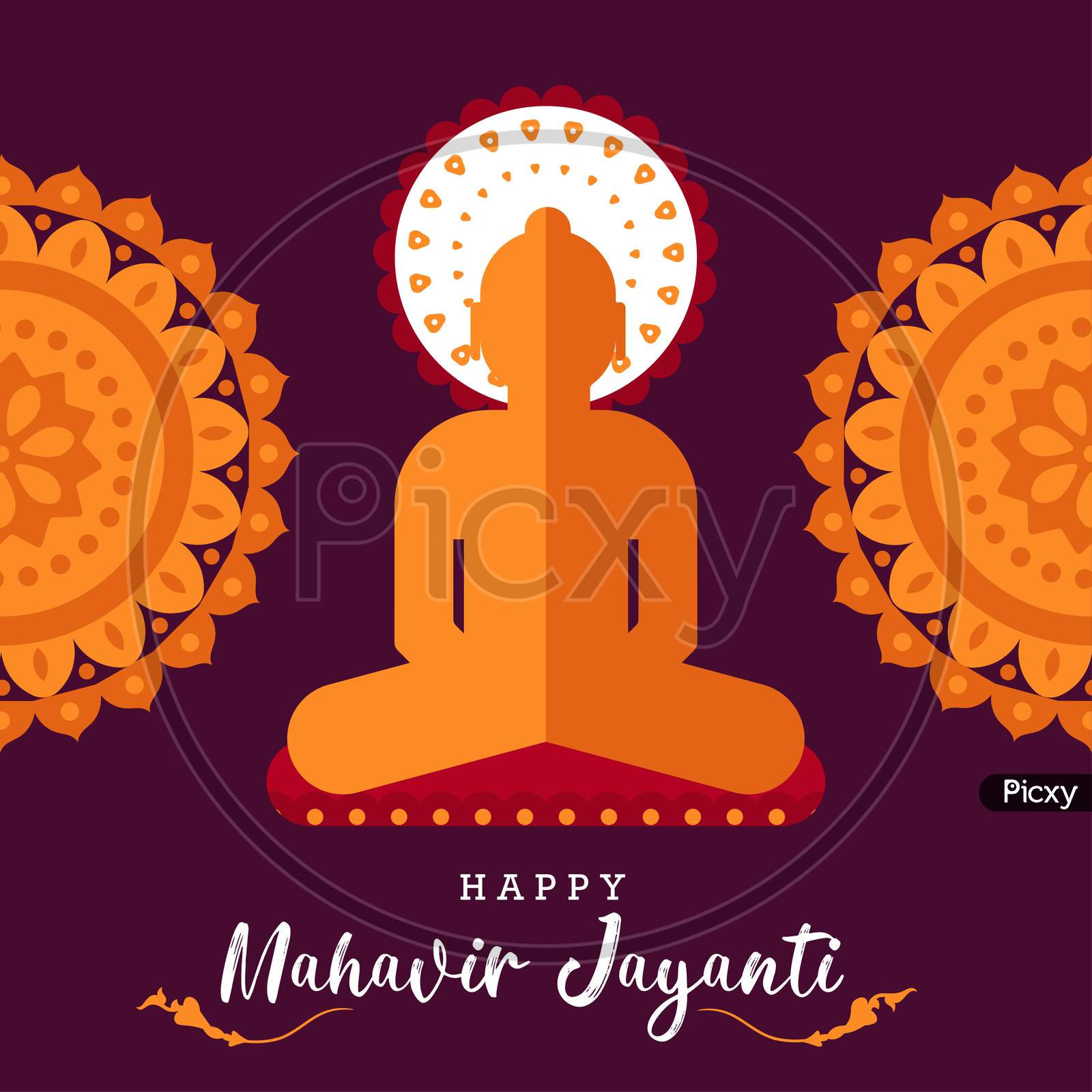 Image of Happy Mahavir Jayanti Poster Wallpaper, Lord Swami Jain ...