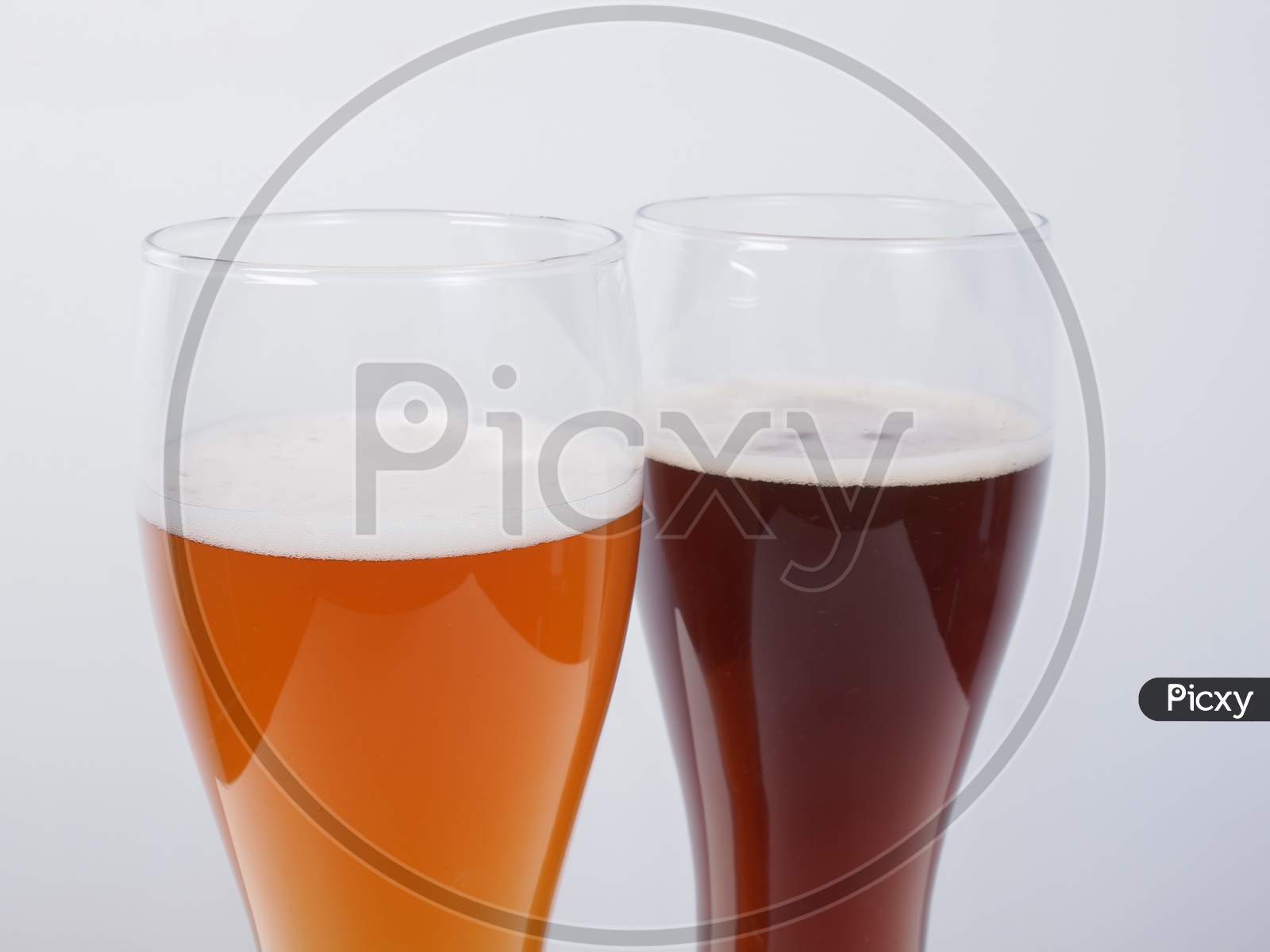Two Glasses Of German Beer