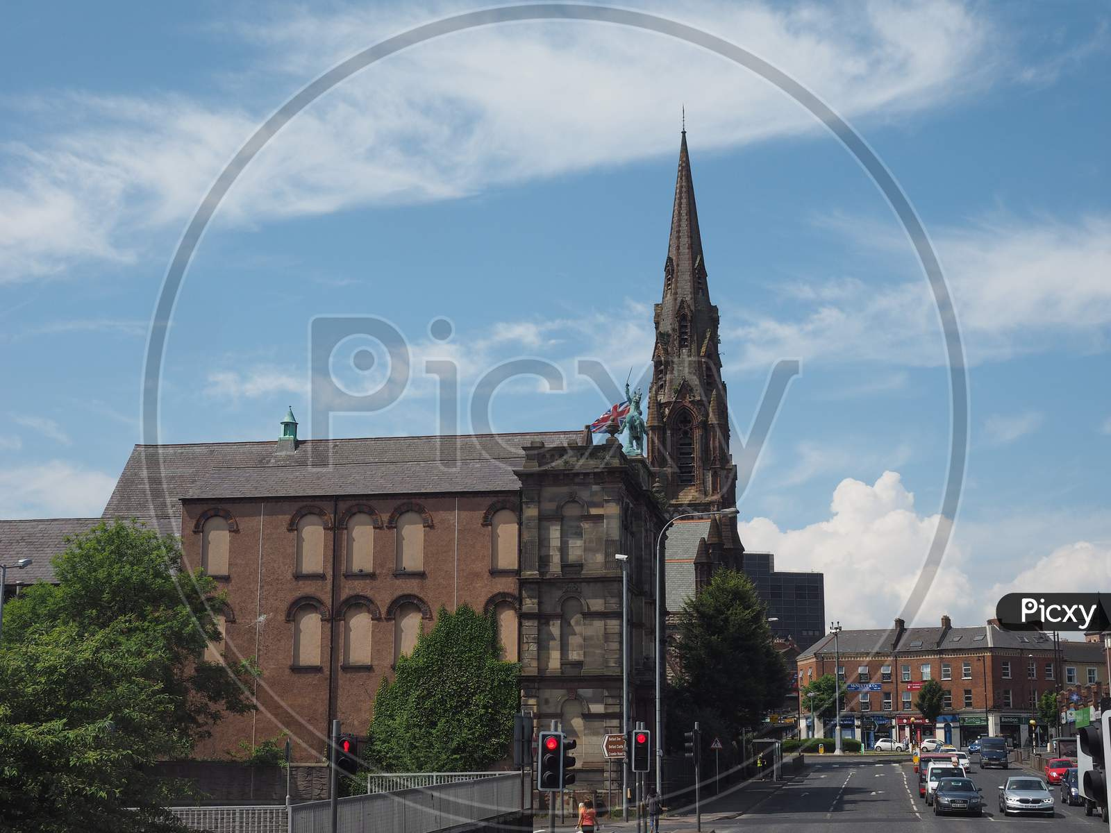 Belfast, Uk - Circa June 2018: View Of The City Of Belfast