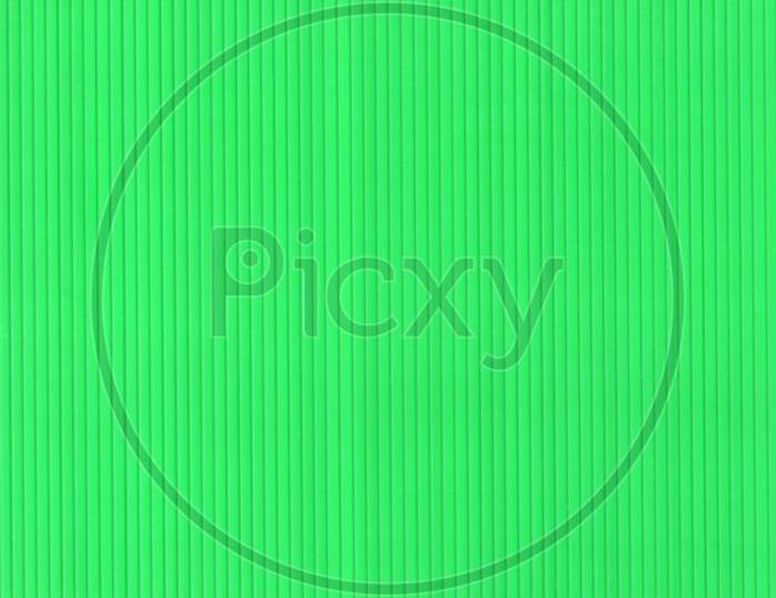Green Corrugated Polypropylene Plastic Texture Background